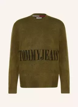 Свитер TOMMY JEANS, оливковый