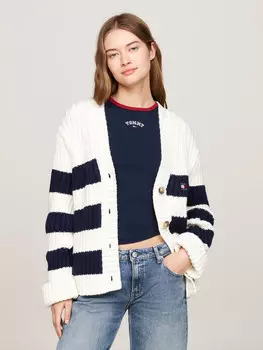 Свитер Tommy Jeans Oversize fit, бежевый