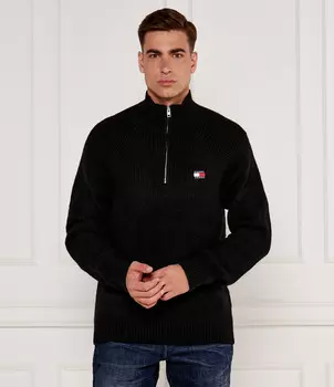 Свитер Tommy Jeans Regular Fit, черный