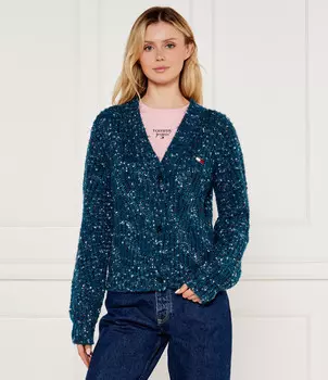 Свитер Tommy Jeans Relaxed fit, цвет mare