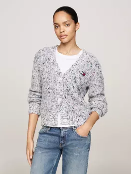 Свитер Tommy Jeans Relaxed fit, серый
