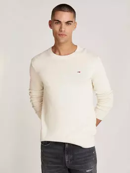 Свитер Tommy Jeans Slim Fit, бежевый