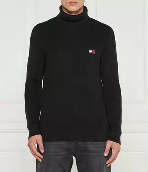 Свитер Tommy Jeans Slim Fit, черный