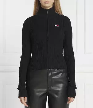 Свитер Tommy Jeans Slim Fit, черный