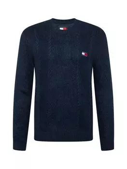 Свитер Tommy Jeans Sweater, темно-синий