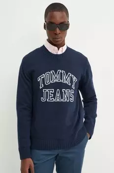 Свитер Tommy Jeans, темно-синий