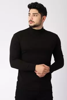 Свитер тонкого трикотажа SPR Half Fisherman Stilkombin, черный