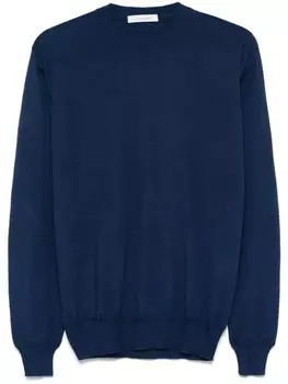 Свитер тонкой вязки Cruciani, синий