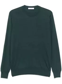 Свитер тонкой вязки Cruciani, зеленый