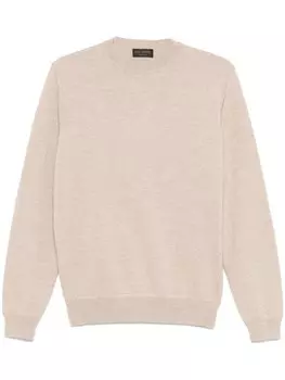 Свитер тонкой вязки Dell'oglio, нейтральный цвет