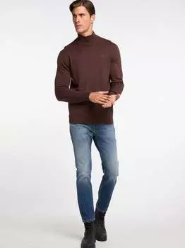 Свитер тонкой вязки. Dreimaster, коричневый