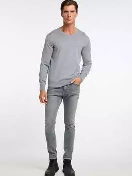 Свитер тонкой вязки. Dreimaster, серый