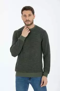 Свитер тонкой вязки Geray Red, White And Blue, хаки