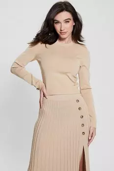 Свитер тонкой вязки Guess, бежевый