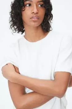 Свитер тонкой вязки H&M, белый