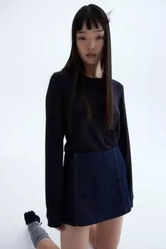 Свитер тонкой вязки H&M, синий