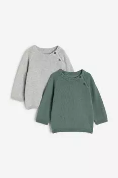 Свитер тонкой вязки из двух частей H&M