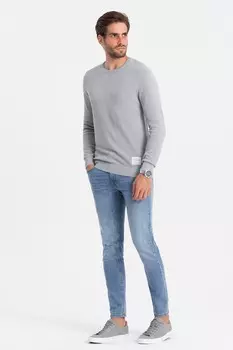 Свитер тонкой вязки Ombre, серый