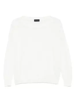 Свитер тонкой вязки Roberto Collina, нейтральный