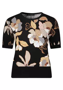 Свитер тонкой вязки с цветочным принтом Betty Barclay, мультиколор