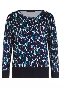 Свитер тонкой вязки с длинными рукавами Betty Barclay, синий