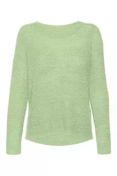 Свитер тонкой вязки с круглым вырезом Vero Moda, зеленый