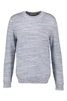 Свитер тонкой вязки с овальным вырезом горловины Esprit, серый