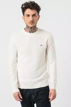 Свитер тонкой вязки с овальным вырезом горловины Jack & Jones, белый