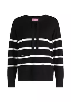Свитер тонкой вязки с полосками BETTY BARCLAY, цвет Patch Black/cream