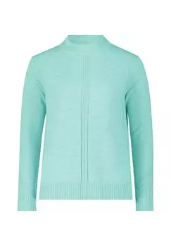 Свитер тонкой вязки с ребристой структурой BETTY BARCLAY, цвет Bright Green Melange