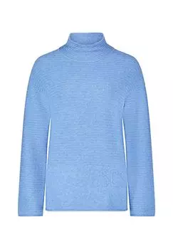 Свитер тонкой вязки с ребристой структурой BETTY BARCLAY, цвет Mittelblau