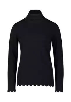 Свитер тонкой вязки с волнистой структурой BETTY BARCLAY, черный