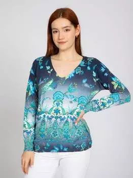 Свитер тонкой вязки Vicci Germany, синий