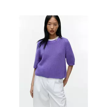 Свитер-топ женский Arket с круглым вырезом, сиреневый