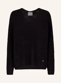 Свитер тора с альпакой MOS MOSH, черный