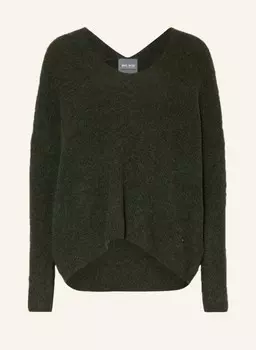 Свитер тора с альпакой MOS MOSH, темно-зеленый