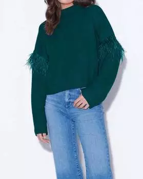 Свитер Tora зеленого цвета SAYLOR