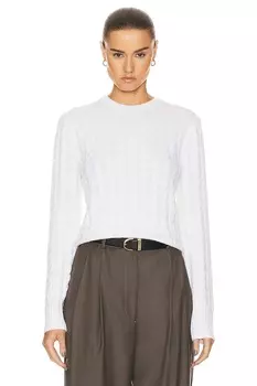 Свитер Toteme Petite Cable Knit, кремовый