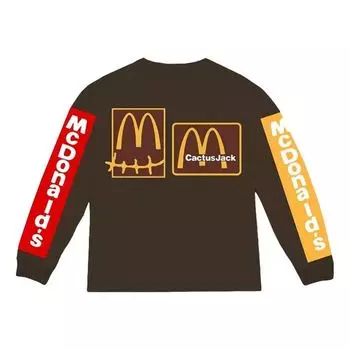 Свитер Travis Scott x CPFM 4 CJ Souvenir L/S T-Shirt 'Brown', коричневый