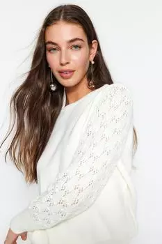Свитер Trendyol, белый
