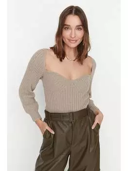 Свитер trendyol, бежевый