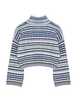 Свитер Trendyol, цвет Light blue/Dark blue