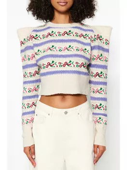 Свитер trendyol, кремовый