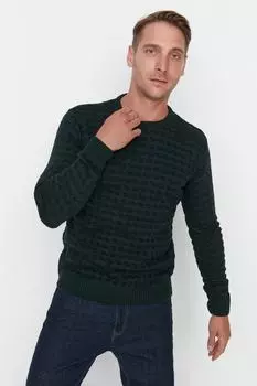 Свитер TRENDYOL MAN, изуммрудный