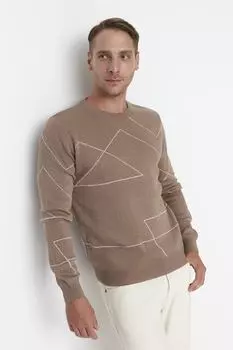 Свитер TRENDYOL MAN, коричневый