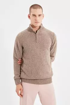 Свитер TRENDYOL MAN, коричневый