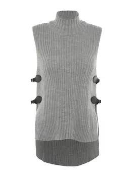 Свитер Trendyol, пятнистый серый