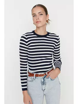 Свитер trendyol, темно-синий