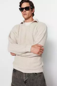 Свитер Trendyol трикотажный с воротником