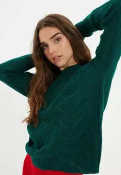 Свитер Trendyol, зеленый